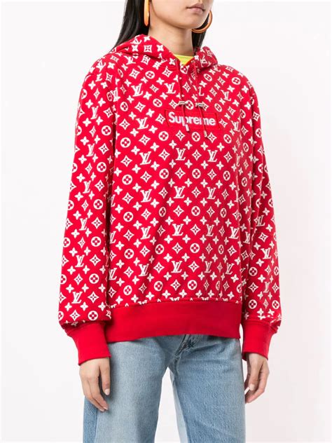 supreme louis vuitton hoodie women& 39